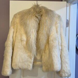 Mongolian and Rabbit Fur Coat